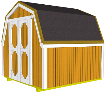 Storage shed instructions and details, trim, shingles and 